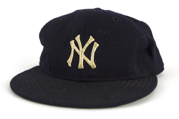 1981 circa Lou Piniella New York Yankees Game Worn Cap (MEARS LOA)