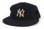 1981 circa Lou Piniella New York Yankees Game Worn Cap (MEARS LOA)