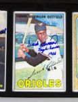 1998 Ted Williams Frank Robinson Carl Yastrzemski Signed Triple Crown Commemorative Porcelain Card Set HOF (JSA) 108/1000