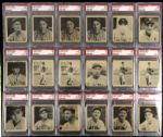 1939 Play Ball Assorted Baseball Cards Includes Hall of Famers Red Ruffing Hank Greenberg Leo Durocher Carl Hubbell - Lot of 50 (All PSA Graded) 