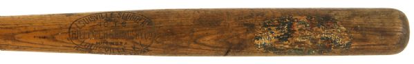 1921-31 H&B Louisville Slugger Store Model Bat Collection - Lot of 2 w/ Frankie Frisch & Decal Bat