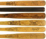 1950s-80s Store Model & Little League Bat Collection - Lot of 6 w/ Jackie Robinson, Mickey Mantle & More