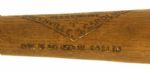 1925-29 Goose Goslin Washington Senators Zinn Beck Professional Model Game Used Bat (MEARS LOA)