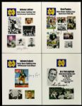 1980's-90's Notre Dame Fighting Irish Football Signed Photo & Index Card Collection - Lot of 18 w/ Lou Holtz, Joe Theismann, Johnny Lujack & More (JSA)