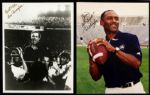 1980's-90's Notre Dame Fighting Irish Football Signed Photo & Index Card Collection - Lot of 18 w/ Lou Holtz, Joe Theismann, Johnny Lujack & More (JSA)
