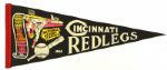 1961 Cincinnati Redlegs National League Champs Full Size 29" Pennant