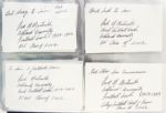 1960's-2000's Football Signed Index Card Collection - Lot of 483