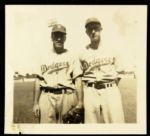 1940s late Duke Snider Brooklyn Dodgers 3" x 3.5" Original Photograph from Snider Family Photo Album (MEARS LOA)