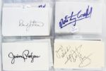 1960's-2000's Basketball Signed Index Card Collection - Lot of 170 Includes Hall of Famers Wilkens Knight Barry Smith