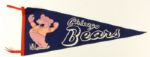 1970s circa Chicago Bears Full Size 29" Pennant