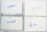 1950s-2000s Baseball Signed Index Card Collection - Lot of 218
