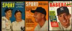 1956-69 Mickey Mantle New York Yankees Sports Magazine Collection - Lot of 18