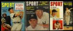 1956-69 Mickey Mantle New York Yankees Sports Magazine Collection - Lot of 18