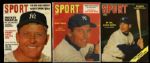 1956-69 Mickey Mantle New York Yankees Sports Magazine Collection - Lot of 18