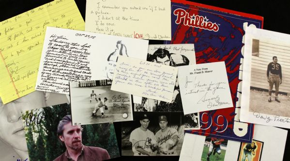 1980s-2000s Through The Mail Signed Correspondence & Photo Collection - Lot of 250+