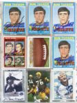 1960's-2000's Football Signed Photo and Trading Cards - Lot of 126 Includes Bill Belichick Chris Berman Daryl Johnston