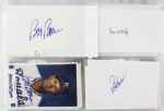 1950s-2000s Baseball Signed Index Card Collection - Lot of 156