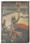 1969-70 Milwaukee Bucks Team Signed 25" x 38" Mounted Poster w/ 16 Signatures Including Lew Alcindor, Jon McGlocklin & More (JSA)