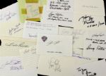 1950s-2000s Football Baseball Signed Index Cards Trading Cards - Lot of 2,671 w/ Bellichick, Sabol, Luckman, Trippi, LuJack, Finch (Links to Over 700 Unique Scans)