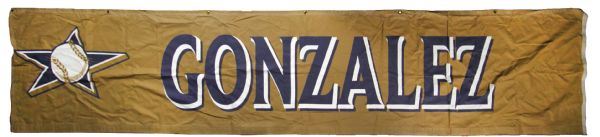 2002 Luis Gonzalez Arizona Diamondbacks Oversized All-Star Game Banner 30" x 148" 