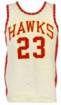 1972-73 Lou Hudson Atlanta Hawks Home Game Worn Jersey (MEARS LOA)