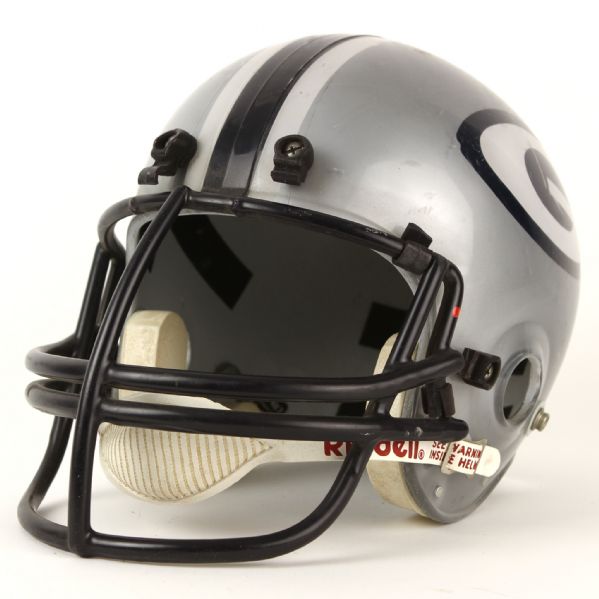 1980s circa Unidentifeid College Game Worn "G" Football Helmet (MEARS LOA)