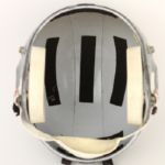 1980's circa Unidentifeid College Game Worn G Football Helmet (MEARS LOA)