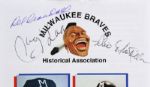 1953-2012 Milwaukee Braves Collection Includes World Series Programs Ticket Stubs - Lot of Nine