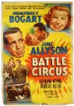 1953 Battle Circus Starring Humphrey Bogart & June Allyson 40" x 60" Movie Poster 