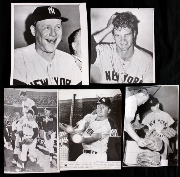 1961-63 New York Yankees Original Photography Collection - Lot of 8 w/ Tom Tresh, Ralph Houk, Johnny Sain & More