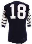 1967 Durene #18 Game Worn Football Jersey w/ 6 Button Crotch Piece (MEARS LOA)