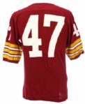 1970's (late) Maroon Durene #47 Football Jersey