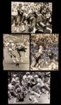 1971-72 Dallas Cowboys Original Photography Collection - Lot of 8 w/ Roger Staubach, Mel Renfro, Calvin Hill & More