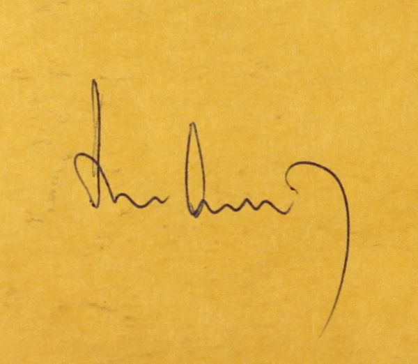 1960 John F. Kennedy President of the United States Signed Manila Envelope (JSA)