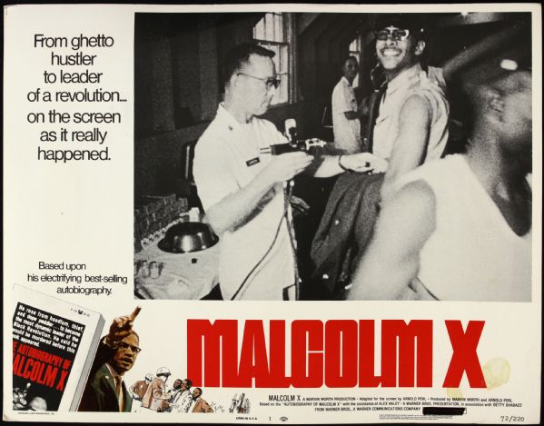 1972 Malcolm X 11" x 14" Lobby Card Collection - Lot of 3
