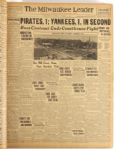 1927 New York Yankees Murderer's Row Ruth, Gehrig, Lazzeri October-December Milwaukee Leader Newspaper Hardcover Archival Volume