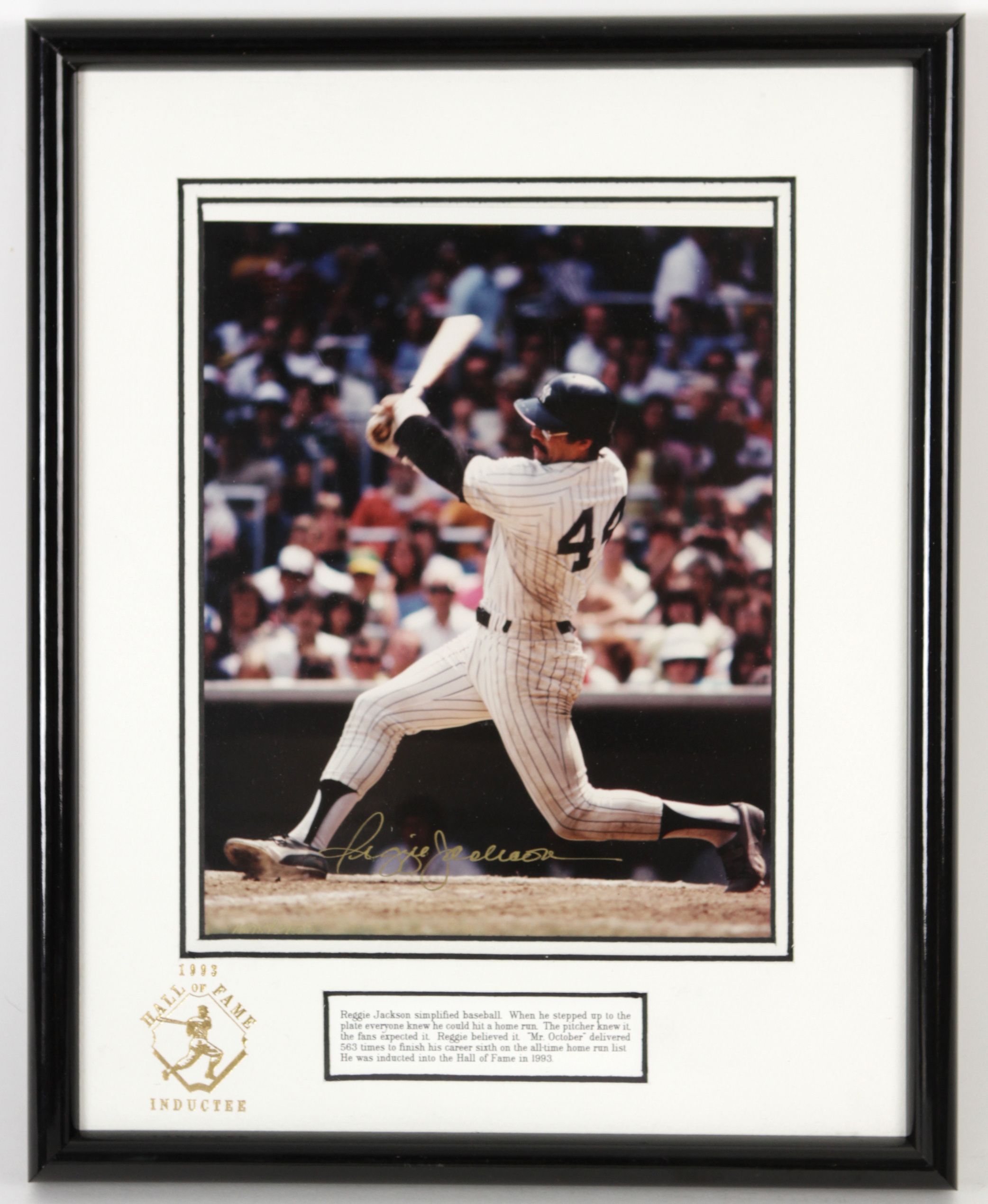 Lot Detail - 1993 Reggie Jackson New York Yankees Signed 12" x 15