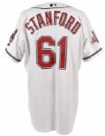 2004 #61 Stanford Cleveland Indians Jersey (MEARS LOA)