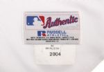 2004 #61 Stanford Cleveland Indians Jersey (MEARS LOA)