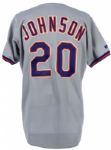 1993 Howard Johnson New York Mets Signed Game Worn Road Jersey (MEARS LOA/JSA)