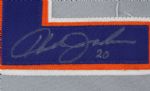 1993 Howard Johnson New York Mets Signed Game Worn Road Jersey (MEARS LOA/JSA)
