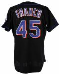 1999 John Franco New York Mets Game Worn Alternate Jersey (MEARS LOA)