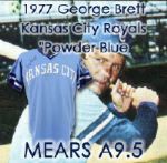 1977 George Brett Kansas City Royals Signed Game Worn Road Jersey HOF (MEARS A9.5/JSA) Earliest Known Jersey, 1:2 !!!