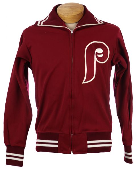 1974-78 Philadelphia Phillies Game Worn Warm Up Jacket (MEARS LOA)