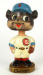 1967 Chicago Cubs Gold Round Base Vintage Nodder