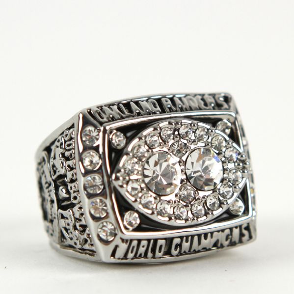 1981 Jim Plunkett Oakland Raiders High Quality Replica Super Bowl XV Ring