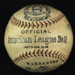 1925 Extremely Rare Playing Day George Sisler St. Louis Browns Single Signed OAL Johnson Baseball HOF (JSA) Traded for a doughnut!