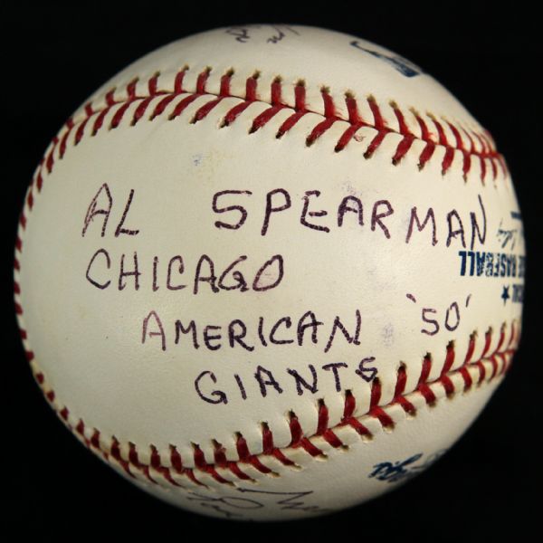 2000s Negro League Multisigned OML Selig Baseball w/ 10 Signatures Including Buck ONeil, BeBop Gordon & More (JSA)