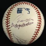 2000's Negro League Multisigned OML Selig Baseball w/ 10 Signatures Including Buck O'Neil, BeBop Gordon & More (JSA)