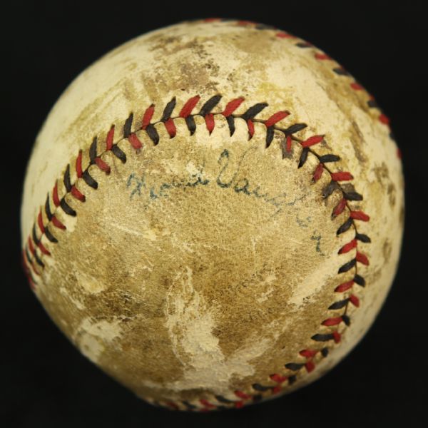 1932-33 Floyd "Arky" Vaughan Pittsburgh Pirates Single Signed ONL Heydler Baseball HOF (JSA) Early Playing Days